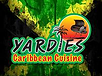 M&M Caribbean Food and Bakery CateringLogo with Flag